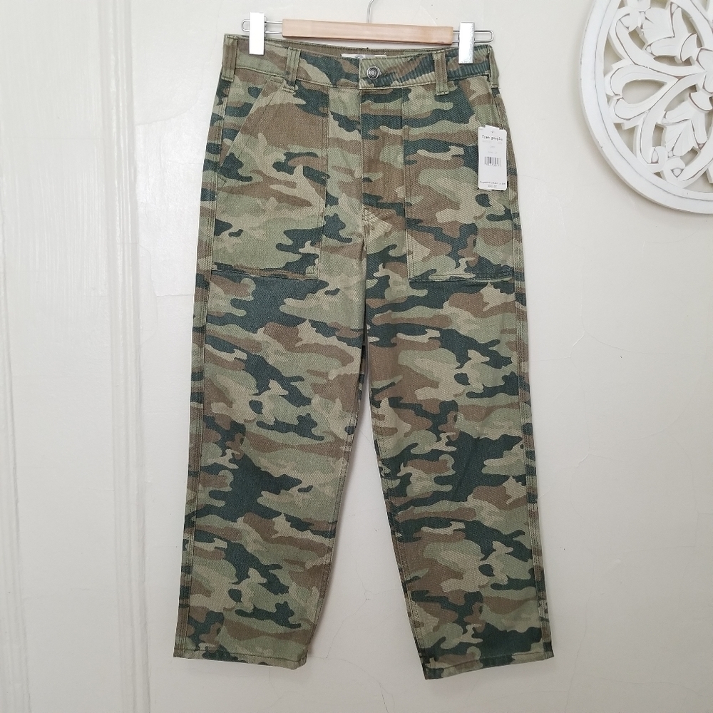 Free people size 27 camo jeans - Picture 10 of 15